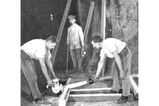 1937: PK compressed air saw